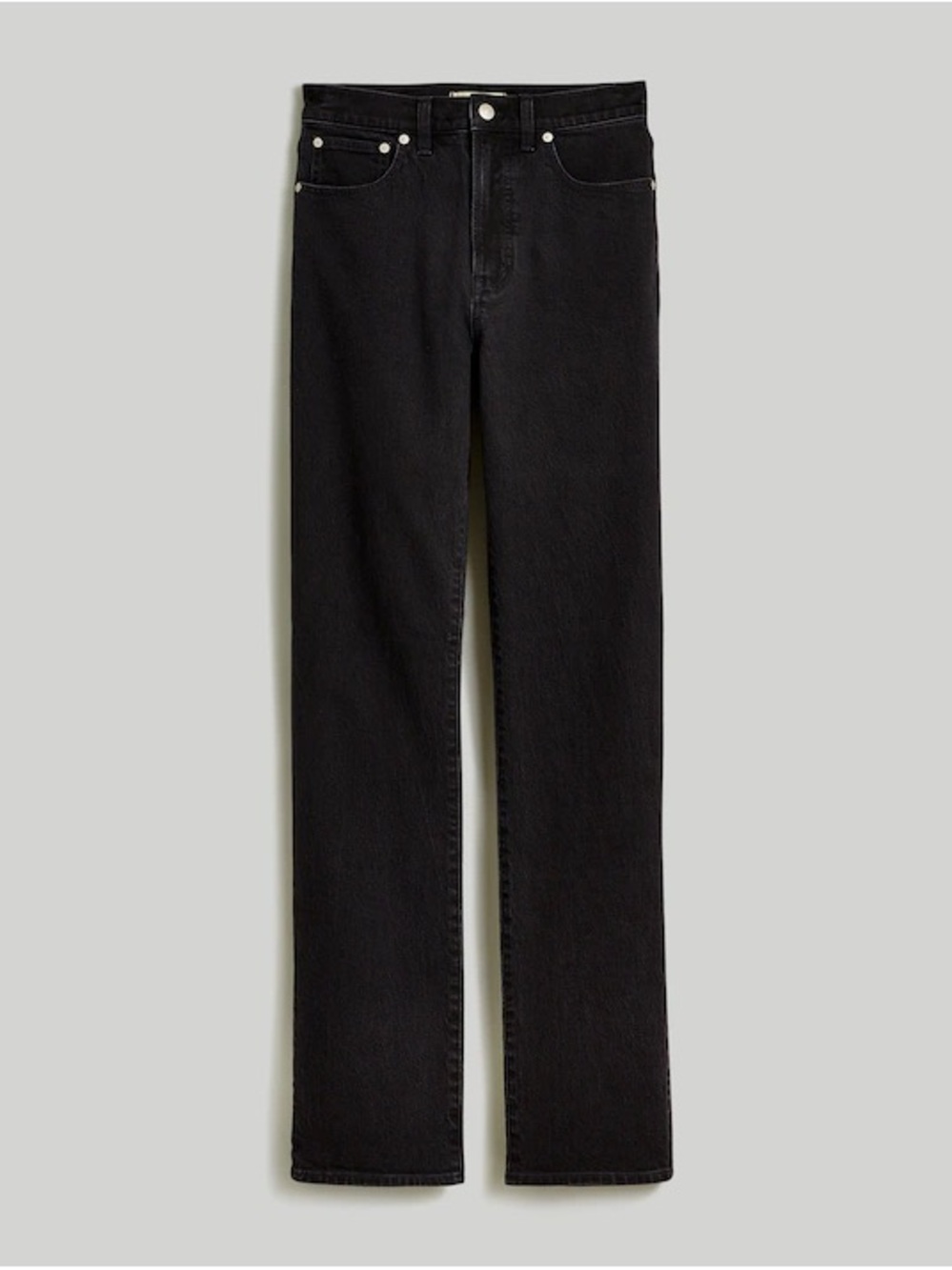 Madewell Black The '90s Straight Jean